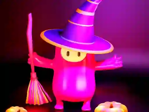 Juego Fall Guys Halloween Puzzle en línea