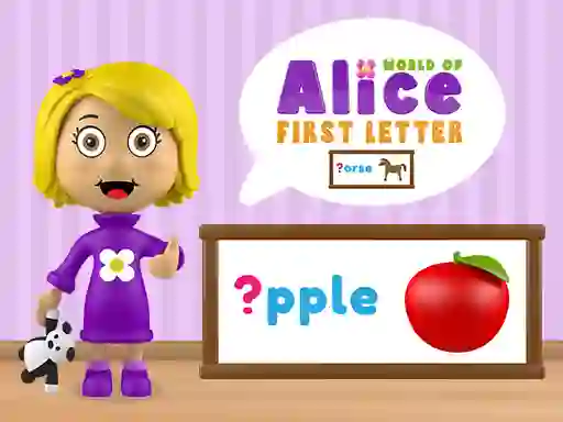 Juego World of Alice First Letter en línea