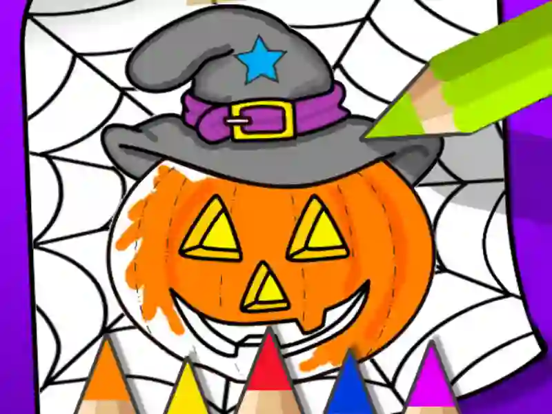 Juego Halloween Coloring Book en línea