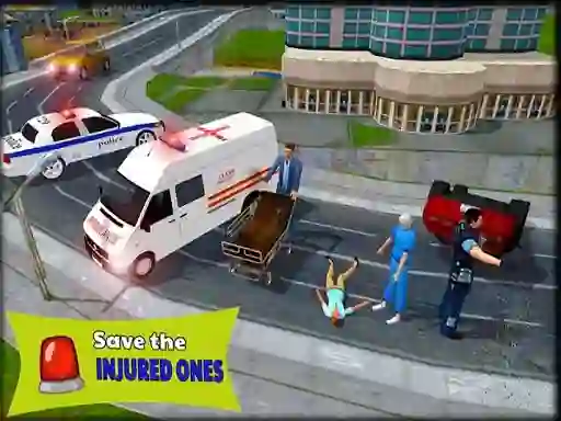 Juego Ambulance Rescue Driver Simulator 2018 en línea