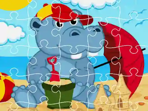 Juego Hippo Jigsaw en línea
