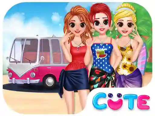 Juego Besties Summer Vacation en línea
