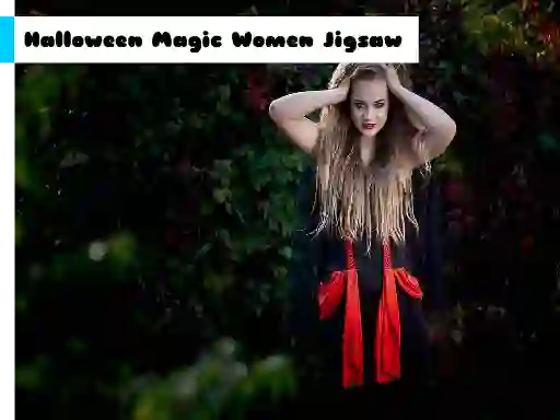Juego Halloween Magic Women Jigsaw en línea