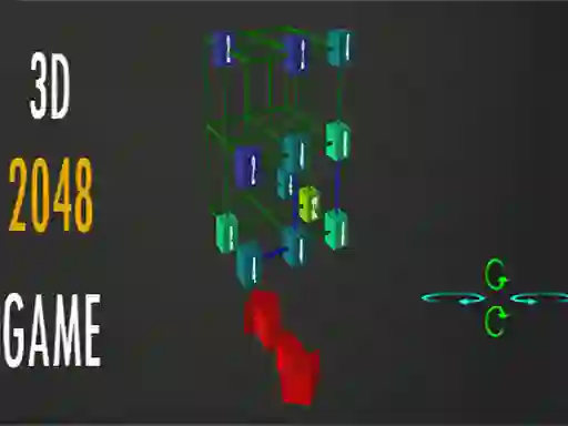 Juego 2048 - 3D en línea