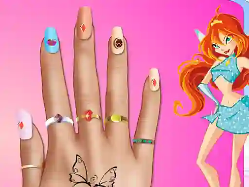 Juego Winx Nail Makeover en línea