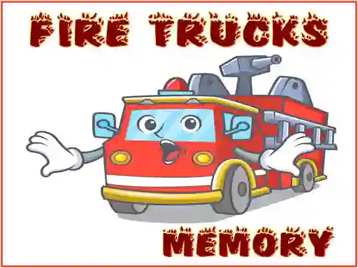 Juego Fire Trucks Memory en línea