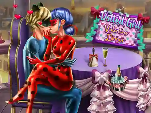 Juego Dotted Girl Valentine Dinner en línea
