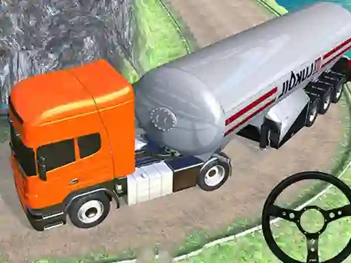 Juego Off road oil tanker transport truck en línea