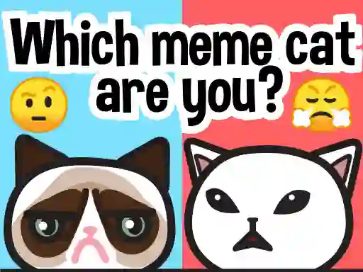 Juego Which Meme Cat Are You? en línea