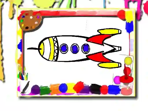 Juego Rockets Coloring Book en línea