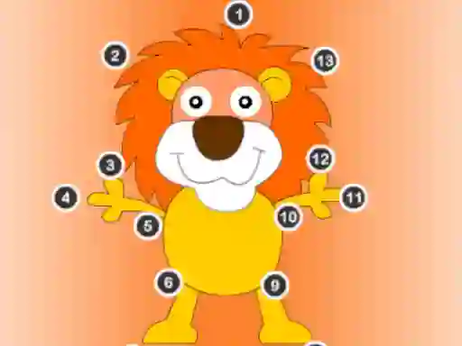 Juego Point To Point Happy Animals en línea
