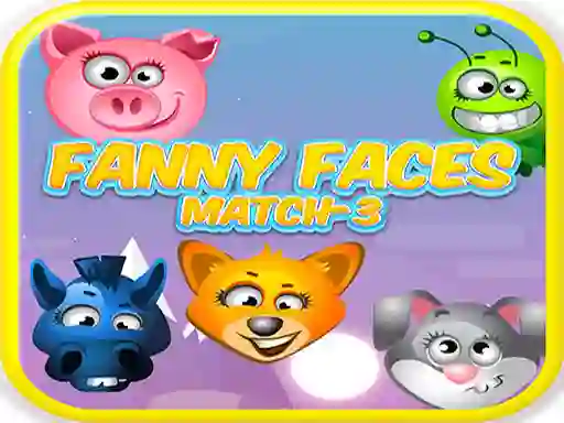 Juego Funny Faces Match-3 en línea