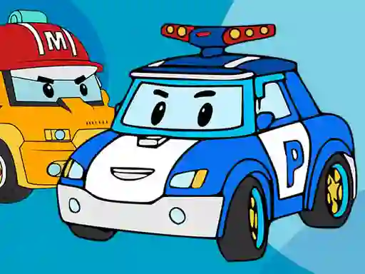 Juego Robocar Coloring Book en línea