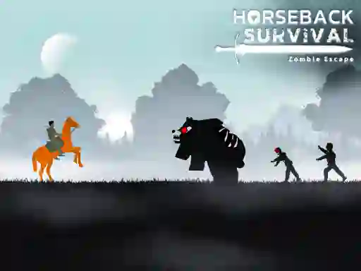 Juego Horseback Survival Zombies Escape en línea