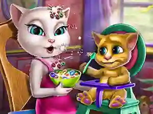 Juego Angela Toddler Feed en línea