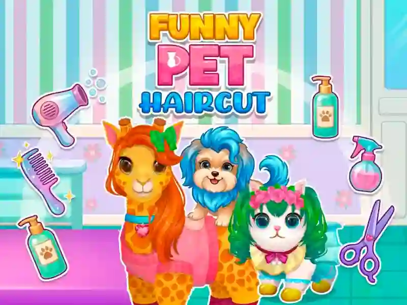 Juego Funny Pet Haircut en línea