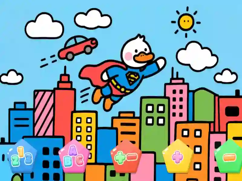 Juego Color By Code Super Duck en línea