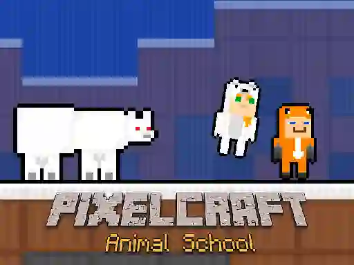 Juego PixelCraft Animal School en línea