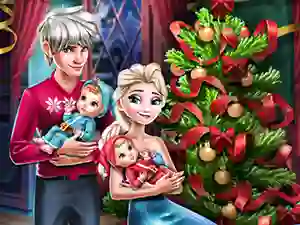Juego Elsa Family Christmas en línea