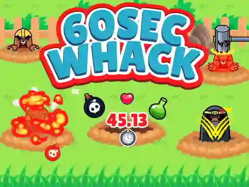 Juego 60 Second Whack en línea