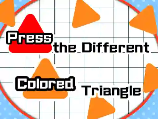 Juego Press The Different Colored Triangle en línea