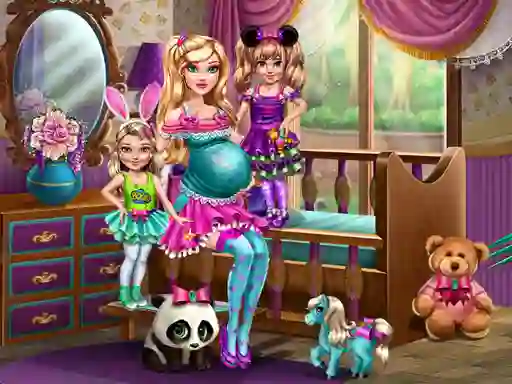Juego Barbie With Twins en línea