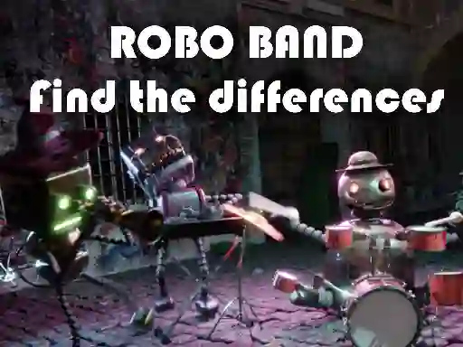 Juego Robot Band - Find the Differences en línea
