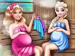Juego Cute Mommies Pregnant Sauna en línea