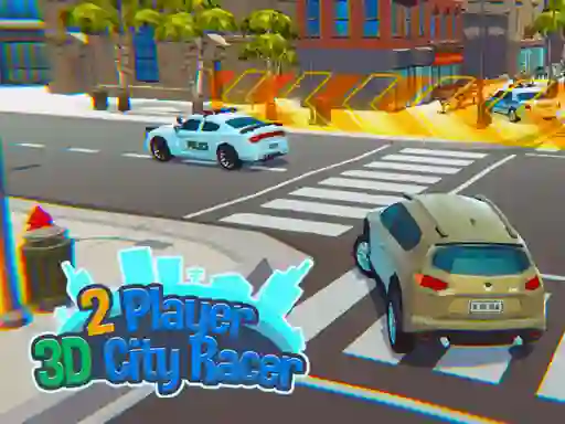 Juego 2 Player 3D City Racer en línea