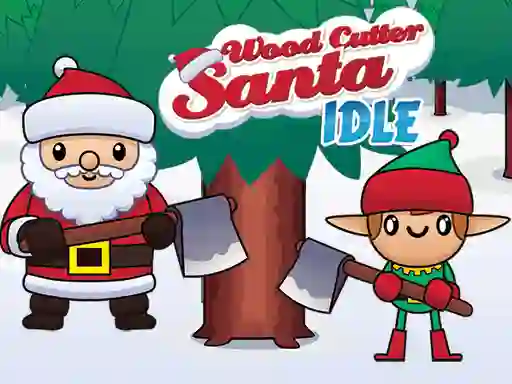 Juego Wood Cutter Santa Idle en línea