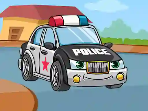 Juego Police Cars Jigsaw en línea