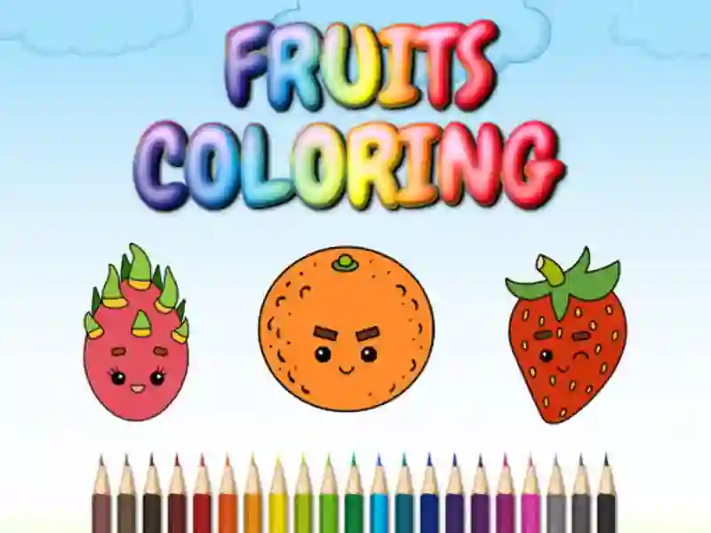 Juego FRUITS COLORING en línea