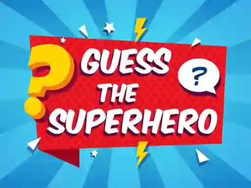 Juego Guess The Superhero en línea