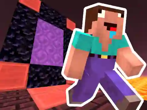 Juego Noob Steve Nether en línea