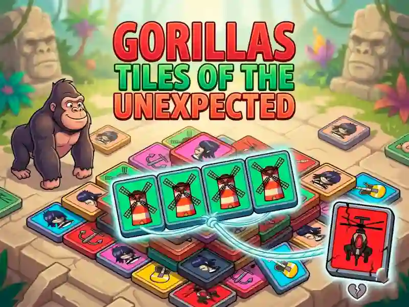 Juego Gorillas Tiles Of The Unexpected en línea