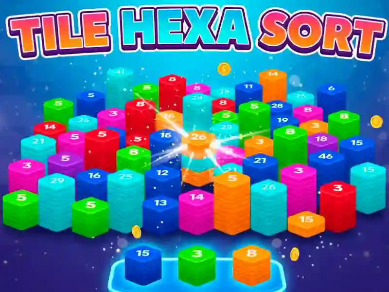 Juego Tile Hexa Sort en línea