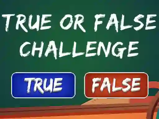Juego  True Or False Challenge en línea