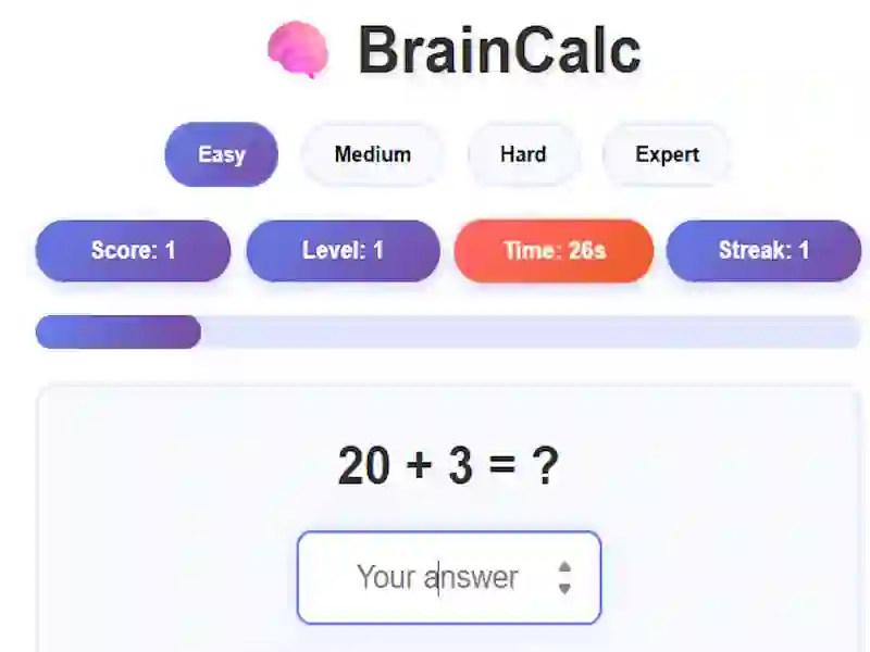 Juego BrainCalc en línea