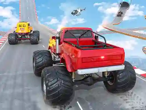 Juego Mega Ramp Monster Truck Race en línea