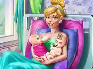 Juego Cinderella Twins Birth en línea