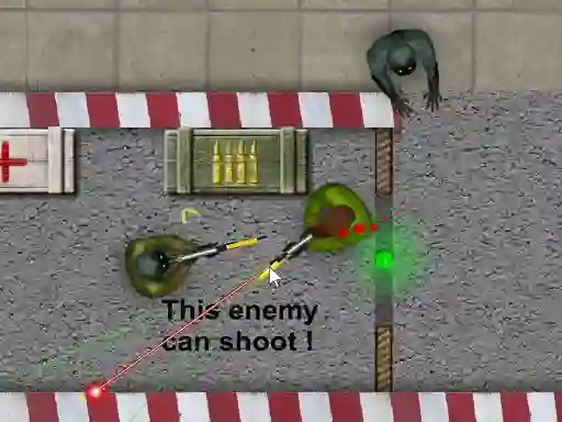 Juego Zombie Shooting 2D en línea