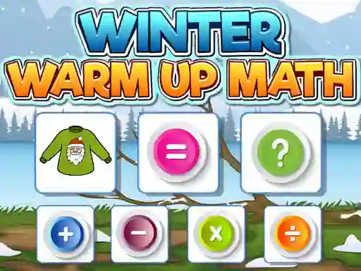 Juego Winter Warm Up Math en línea