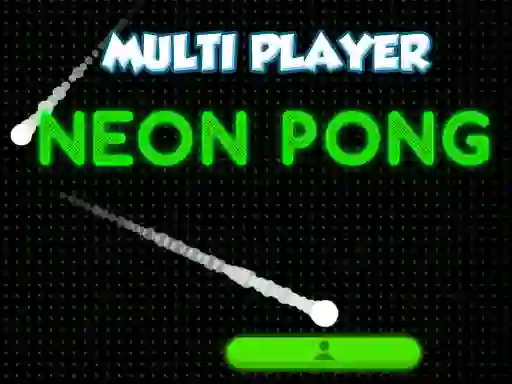 Juego Neon Pong Multi Player en línea