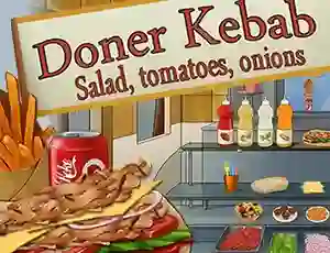 Juego Doner Kebab Salad, Tomatoes, Onions en línea