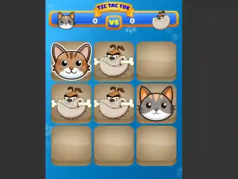 Juego Tic Tac Toe Cat en línea