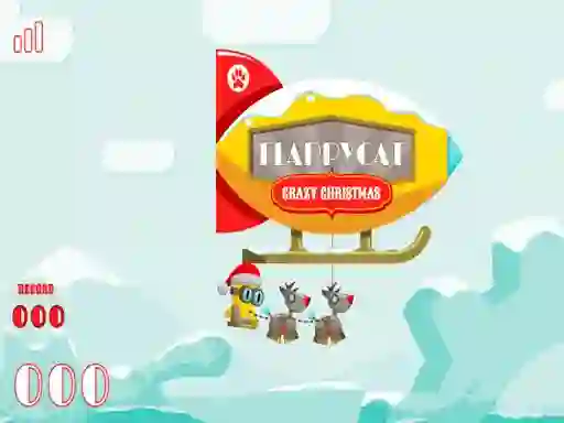 Juego FlappyCat Crazy Christmas en línea