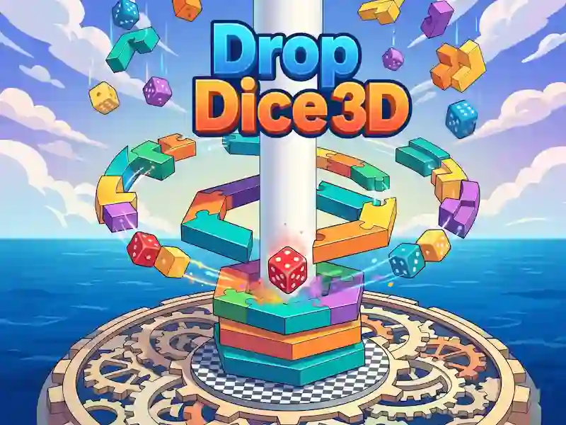 Juego Drop Dice 3D en línea