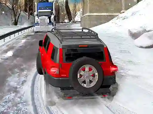 Juego Heavy Jeep Winter Driving en línea