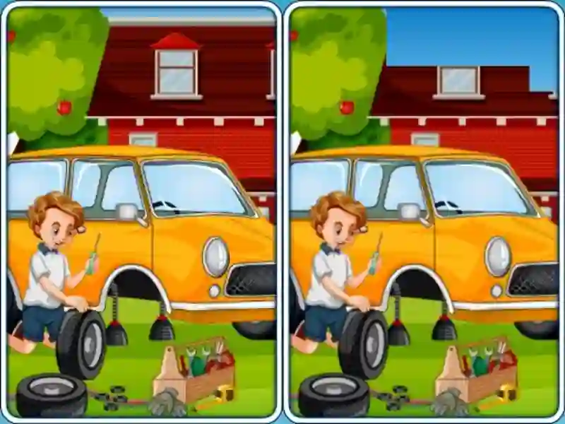 Juego Car Garage Differences en línea