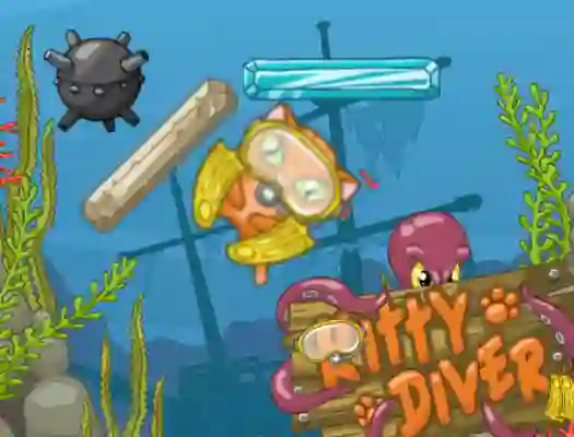 Juego Kitty Diver en línea